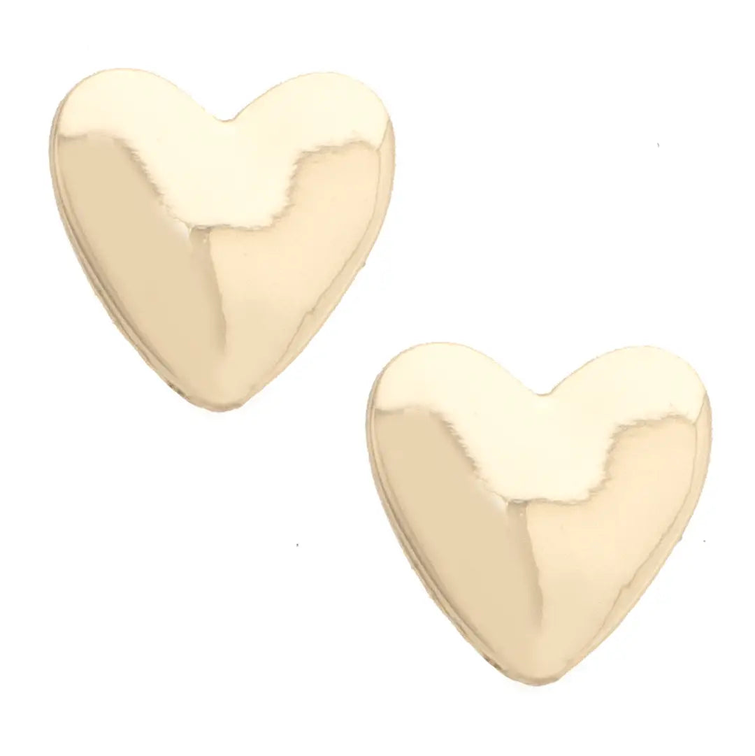 Caroline Heart Stud Earrings