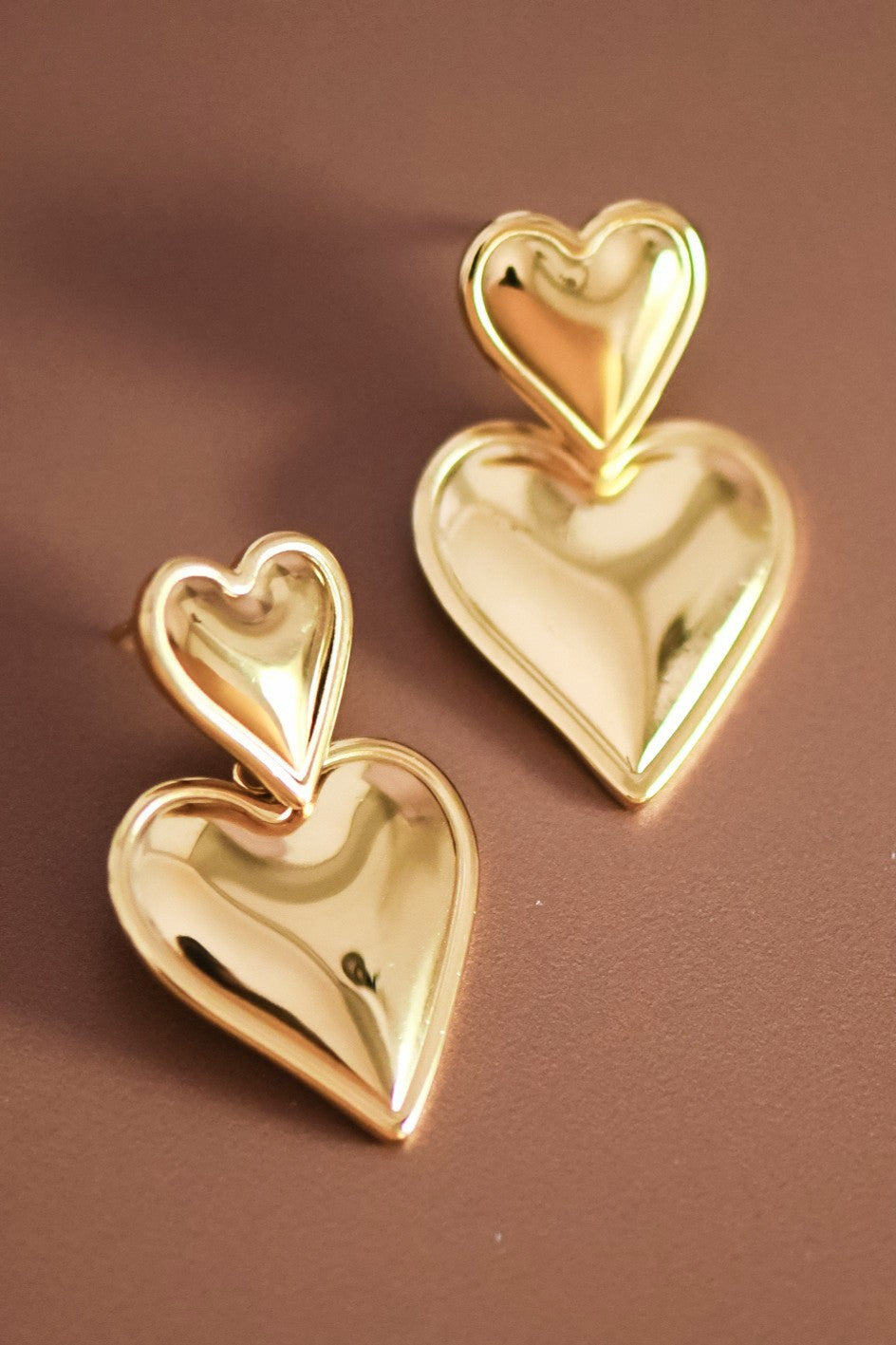 Chunky Heart Earrings