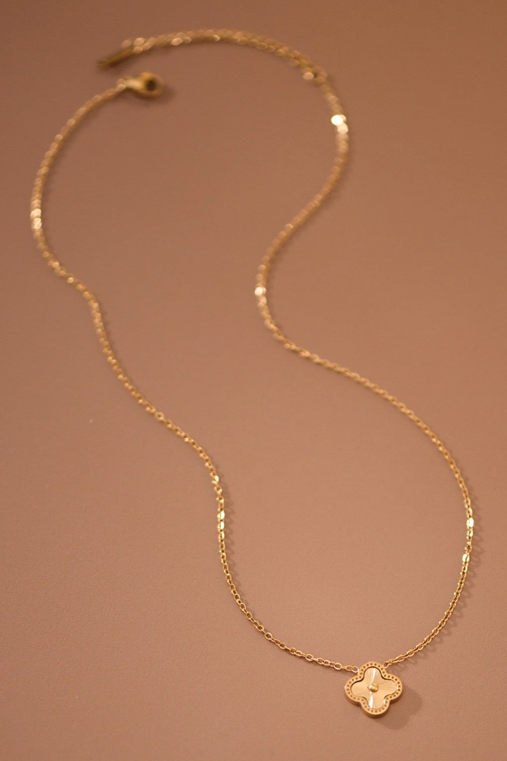 Gold Clover Necklace