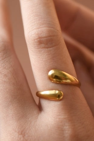Gold Loop Ring