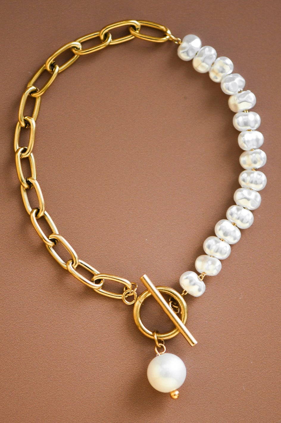 Pearl Charm Bracelet