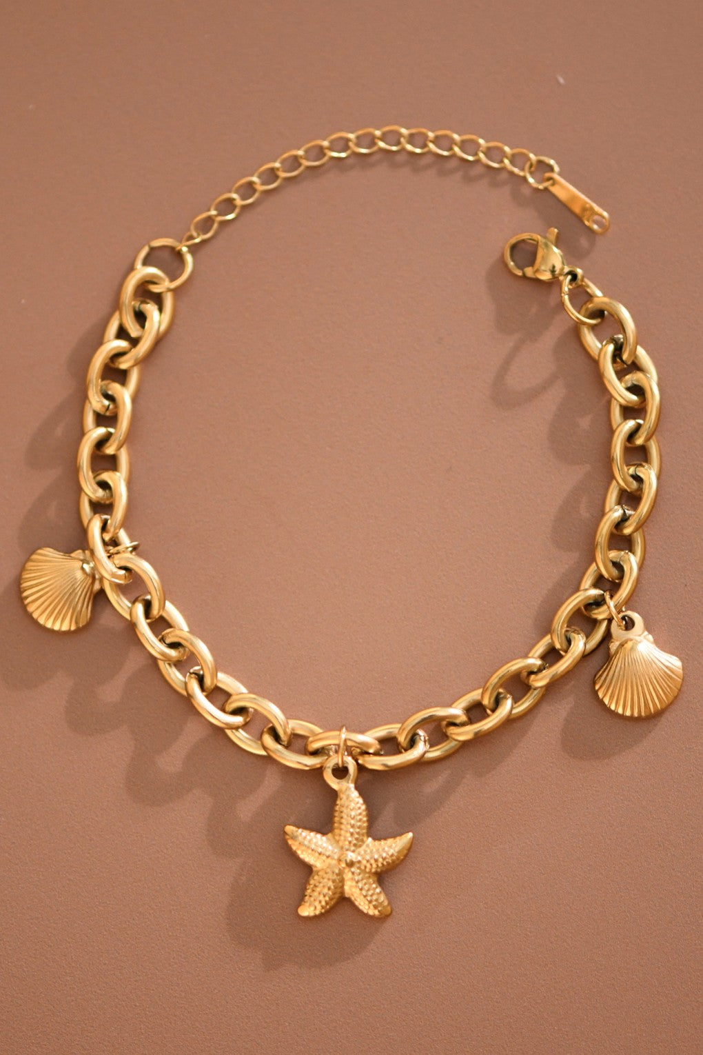 Seashell Charm Bracelet